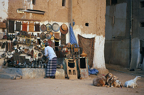 in der Altstadt von Shibam