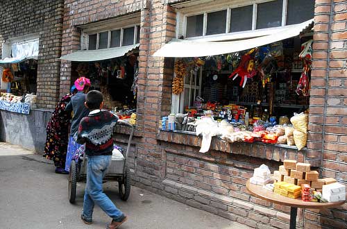 privater Laden in Samarkand