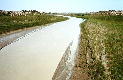 Tarim-Becken: zwischen Qiemo und Minfeng, südl. Seidenstrasse (China)