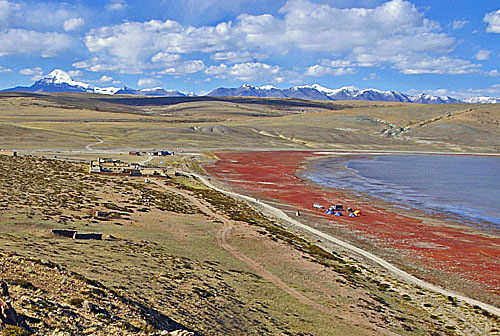 Manasarovar See mit Kailash