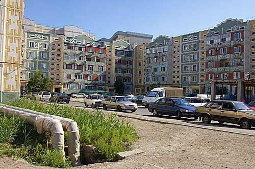 Wohnblocks in Atyrau